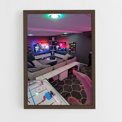 ap-game room-1 cadre Bois foncé