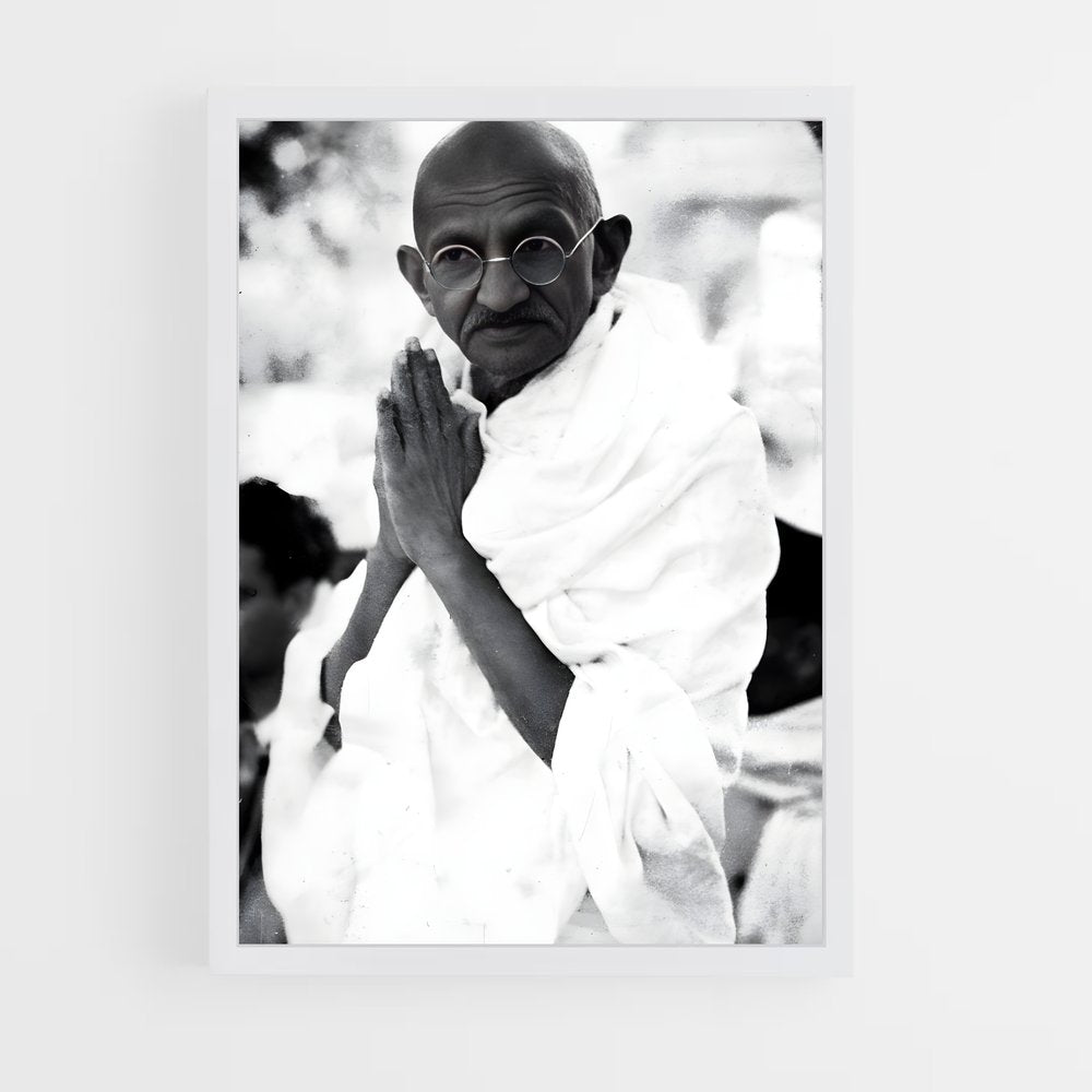 ap-gandhi-5 cadre Blanc