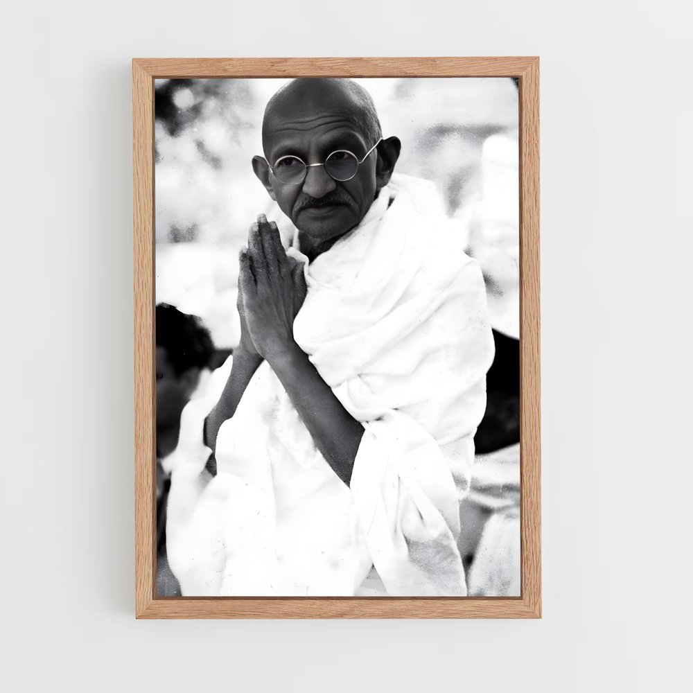 ap-gandhi-5 cadre Bois clair