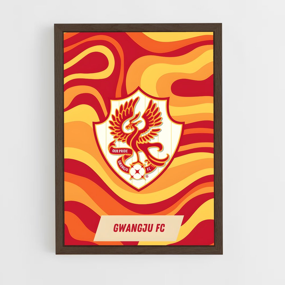 ap-gangwon fc-2 cadre Bois foncé