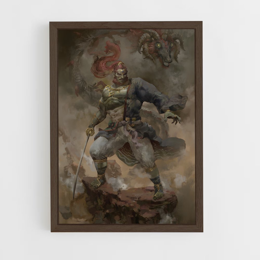 ap-ganon-1 cadre Bois foncé