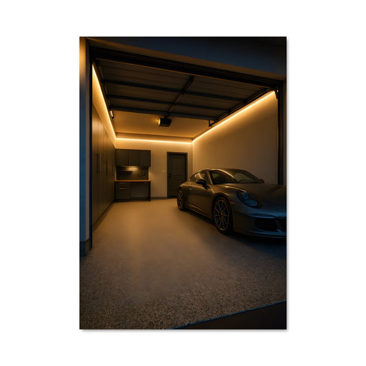 Poster Lumière de Garage