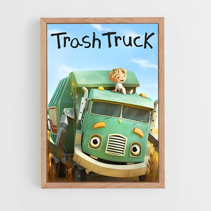 ap-garbage truck-1 cadre Bois clair