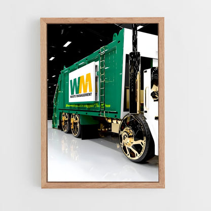 ap-garbage truck-2 cadre Bois clair