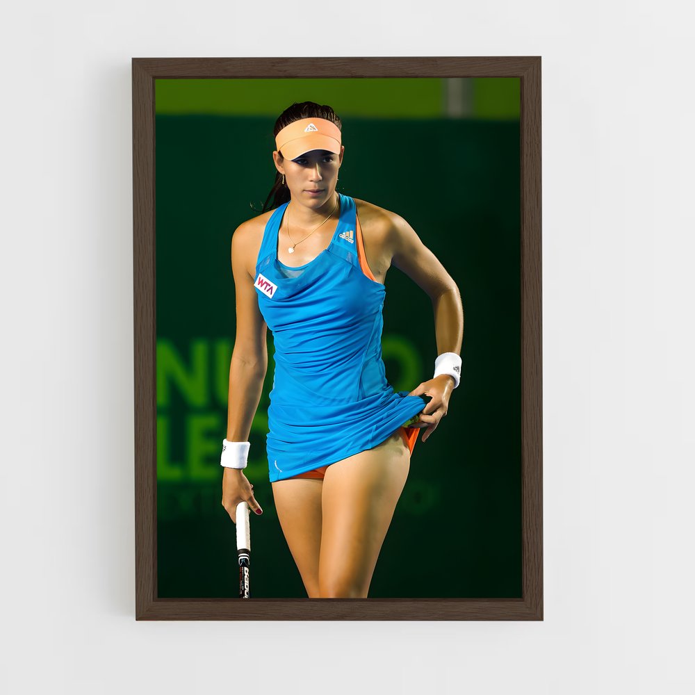ap-garbine muguruza-2 cadre Bois foncé