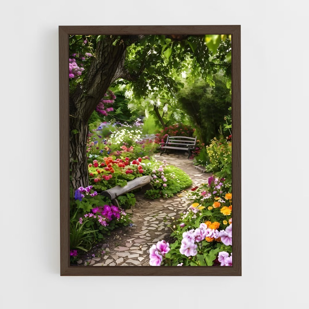 ap-garden-16 cadre Bois foncé