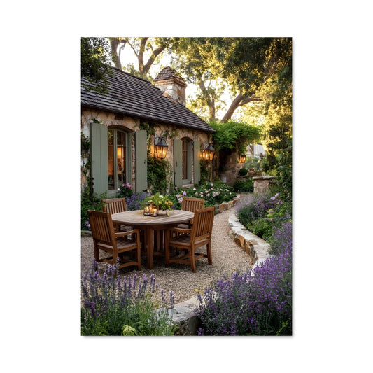Poster Jardin de Détente