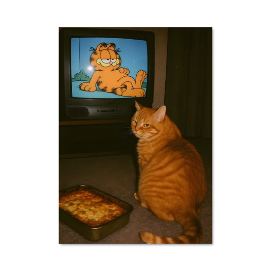 Poster Garfield au Foyer