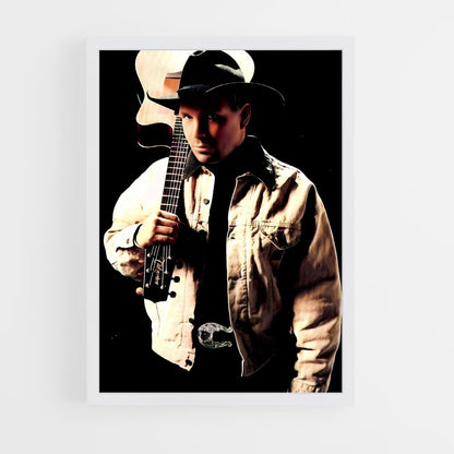 ap-garth brooks-9 cadre Blanc