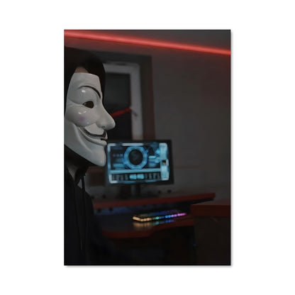 Poster Hacker Masqué
