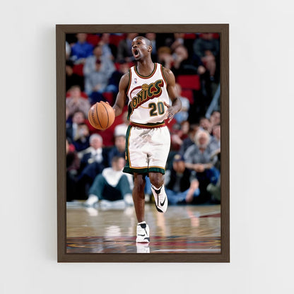 ap-gary payton-4 cadre Bois foncé