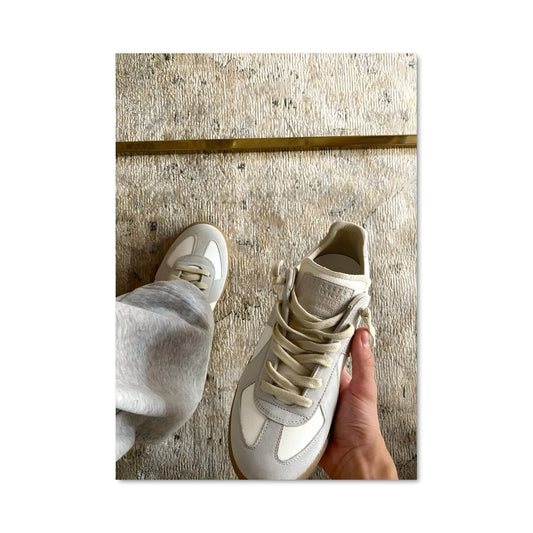 Poster Sneakers en Main