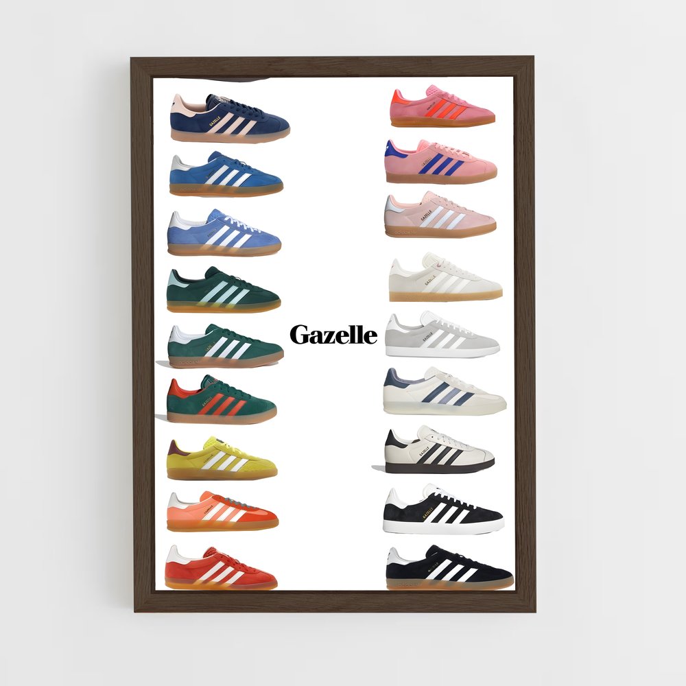 ap-gazelle-1 cadre Bois foncé