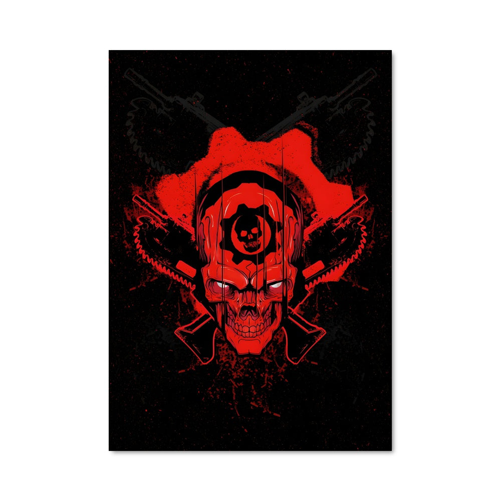 Poster Skull & Guns