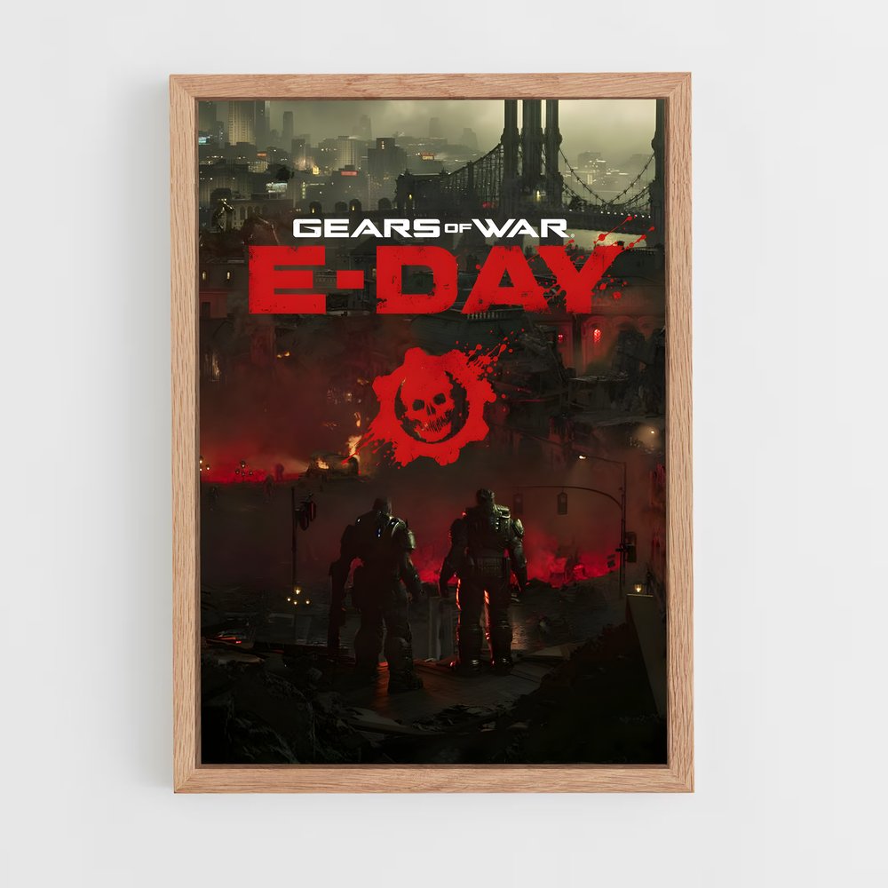 ap-gears of war-6 cadre Bois clair