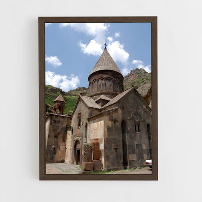 ap-geghard monastery-1 cadre Bois foncé
