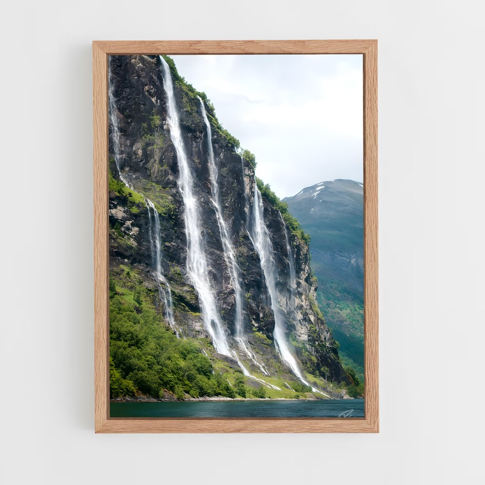 ap-geiranger fjord-4 cadre Bois clair