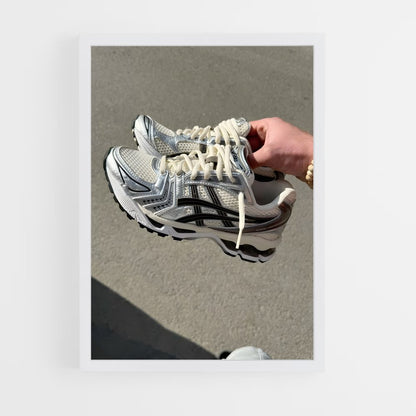 ap-gel-kayano-1 cadre Blanc