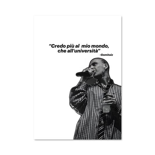 Poster Mic Check Gemitaiz