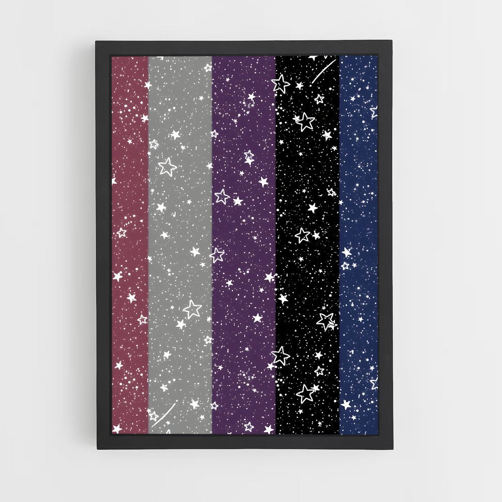 ap-genderfluid flag-3 cadre Noir
