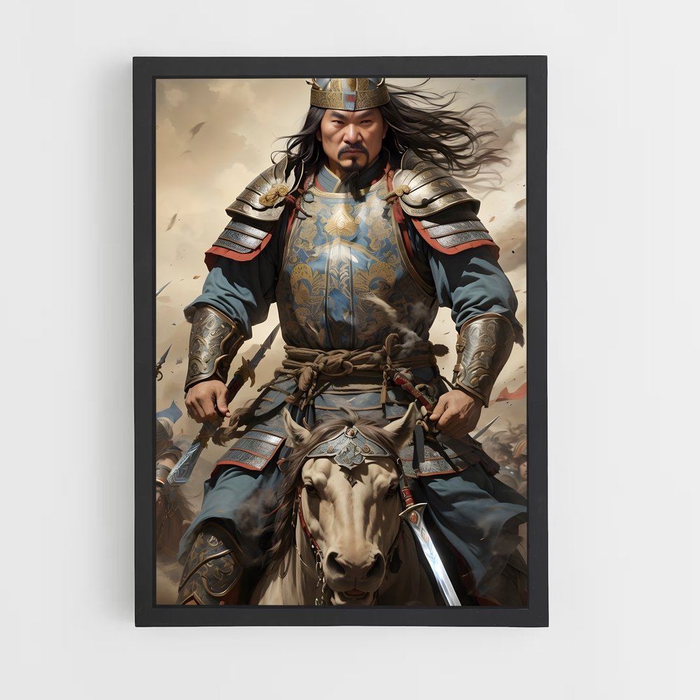 ap-genghis khan-11 cadre Noir