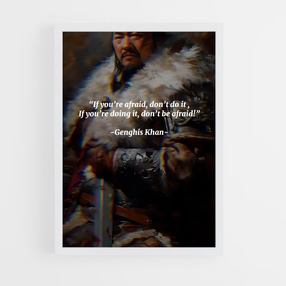 ap-genghis khan-3 cadre Blanc
