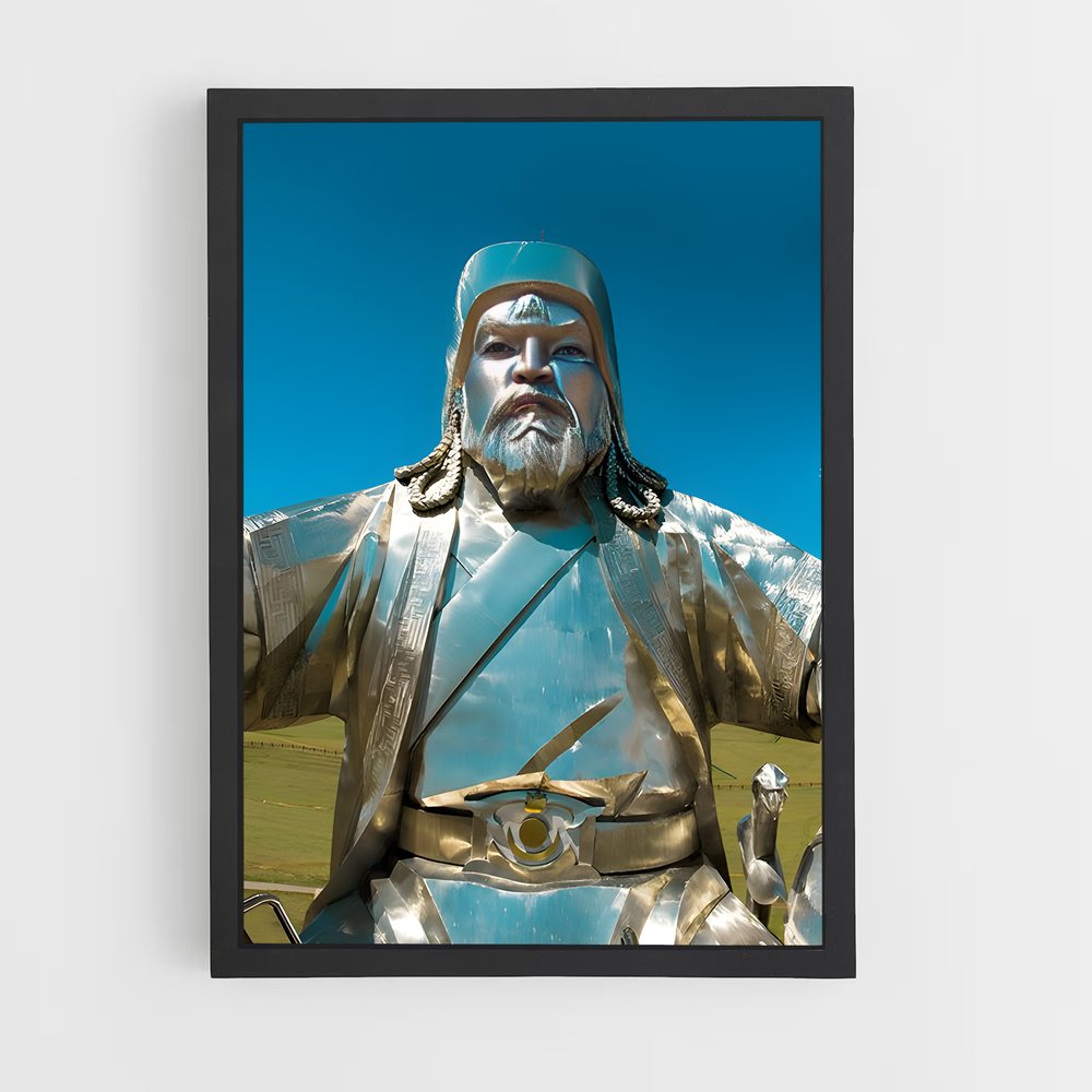 ap-genghis khan statue-1 cadre Noir