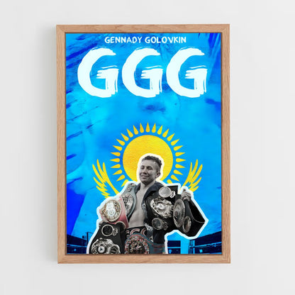 ap-gennady golovkin-10 cadre Bois clair
