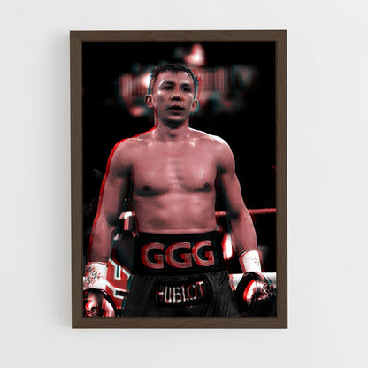 ap-gennady golovkin-11 cadre Bois foncé