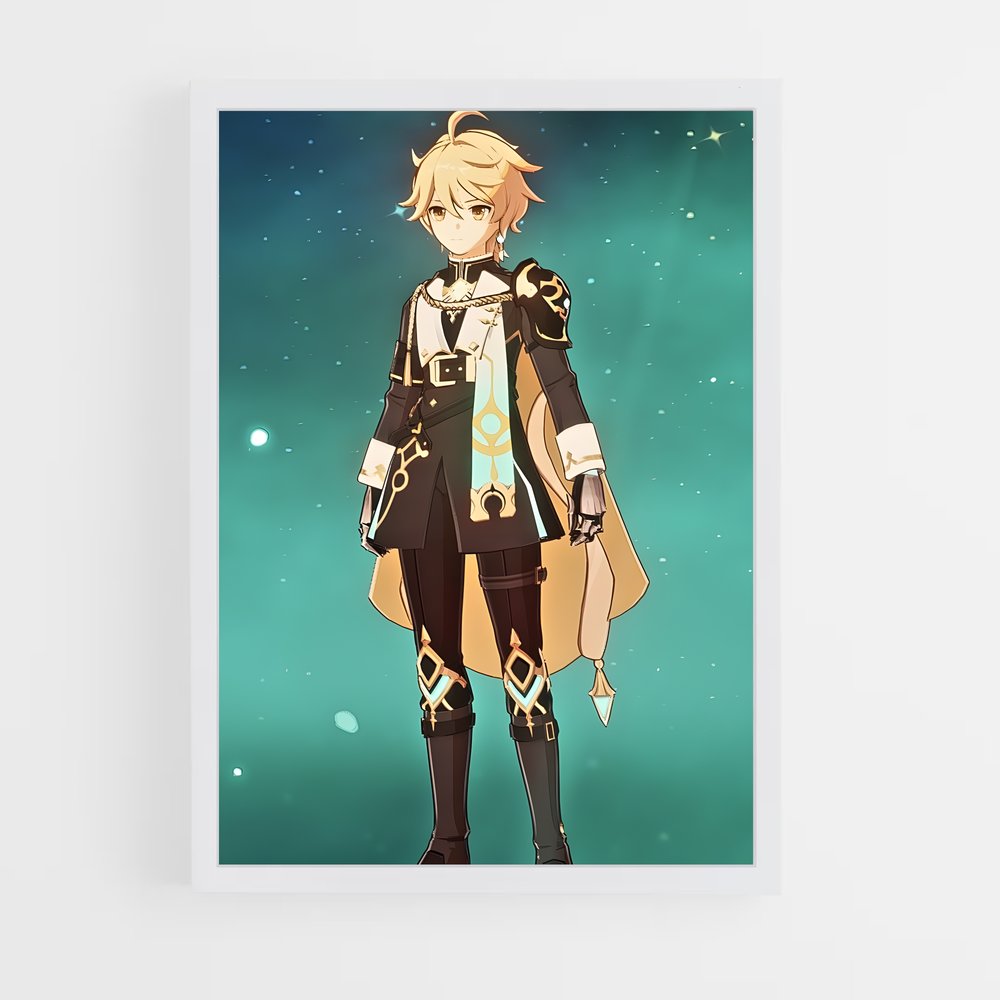 ap-genshin traveler-10 cadre Blanc