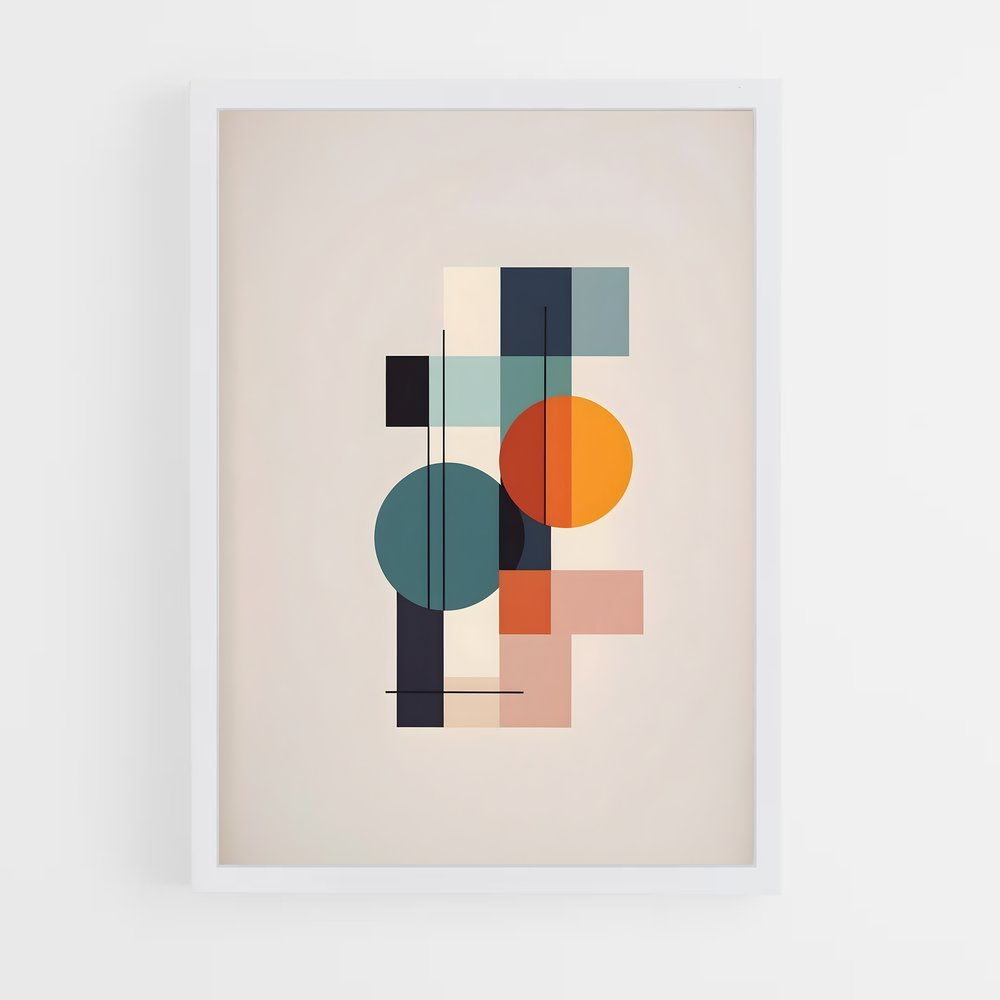 ap-geometric-4 cadre Blanc