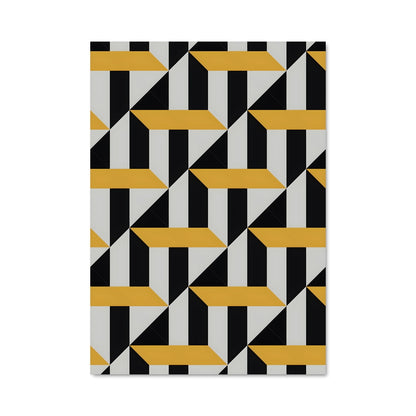 Poster Noir et Jaune Geométrique