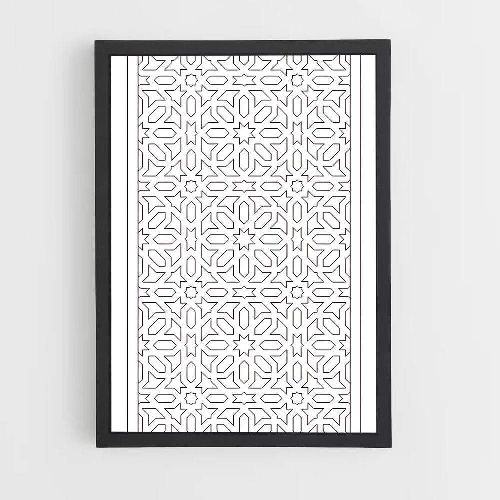 ap-geometric patterns-1 cadre Noir
