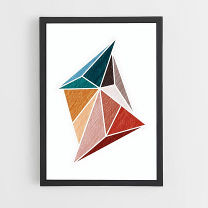 ap-geometric shapes-5 cadre Noir