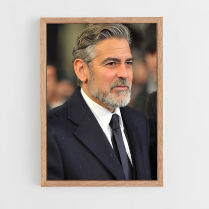 ap-george clooney-4 cadre Bois clair