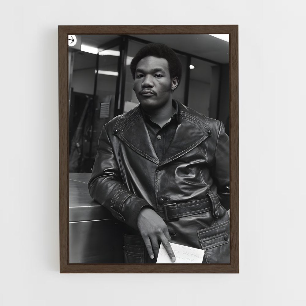 ap-george foreman-1 cadre Bois foncé