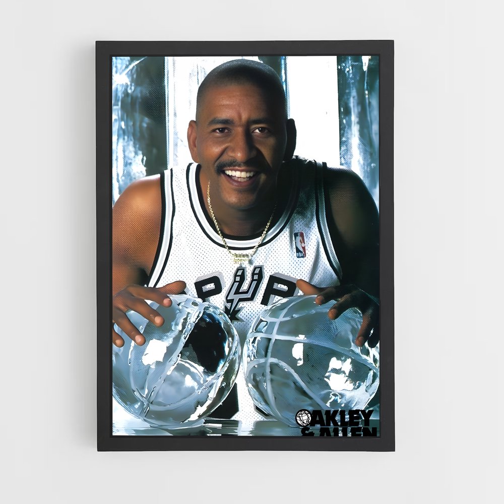 ap-george gervin-6 cadre Noir
