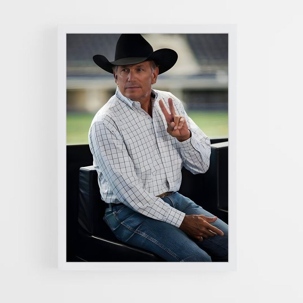ap-george strait-4 cadre Blanc