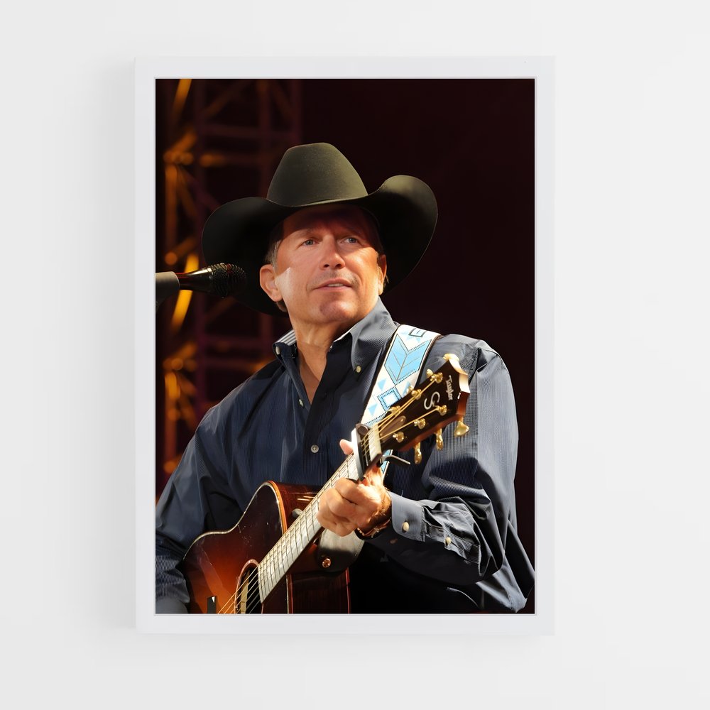 ap-george strait-9 cadre Blanc