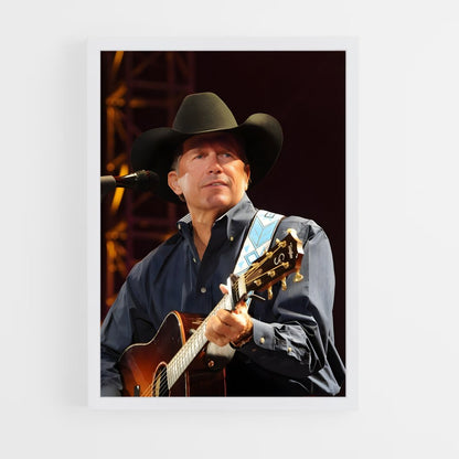 ap-george strait-9 cadre Blanc