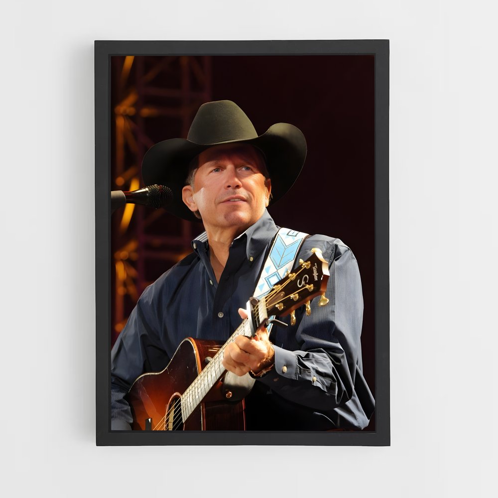 ap-george strait-9 cadre Noir
