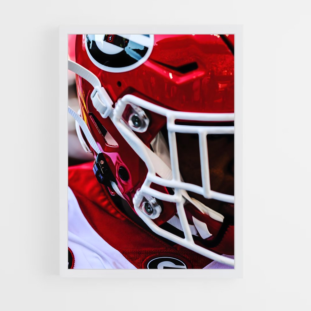 ap-georgia bulldogs-6 cadre Blanc