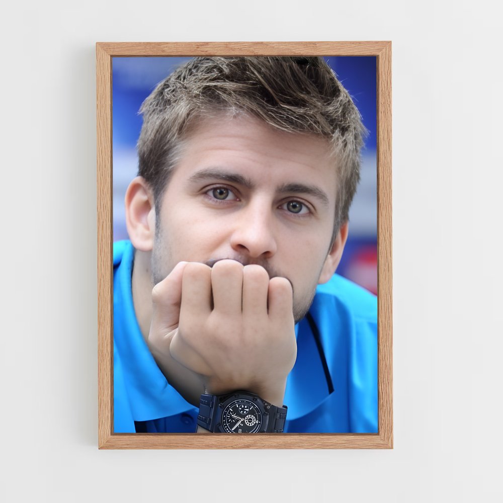 ap-gerard pique-1 cadre Bois clair