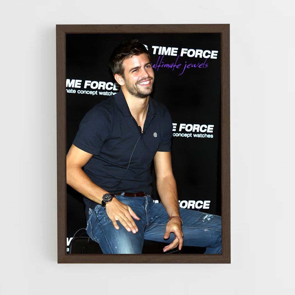 ap-gerard pique-8 cadre Bois foncé