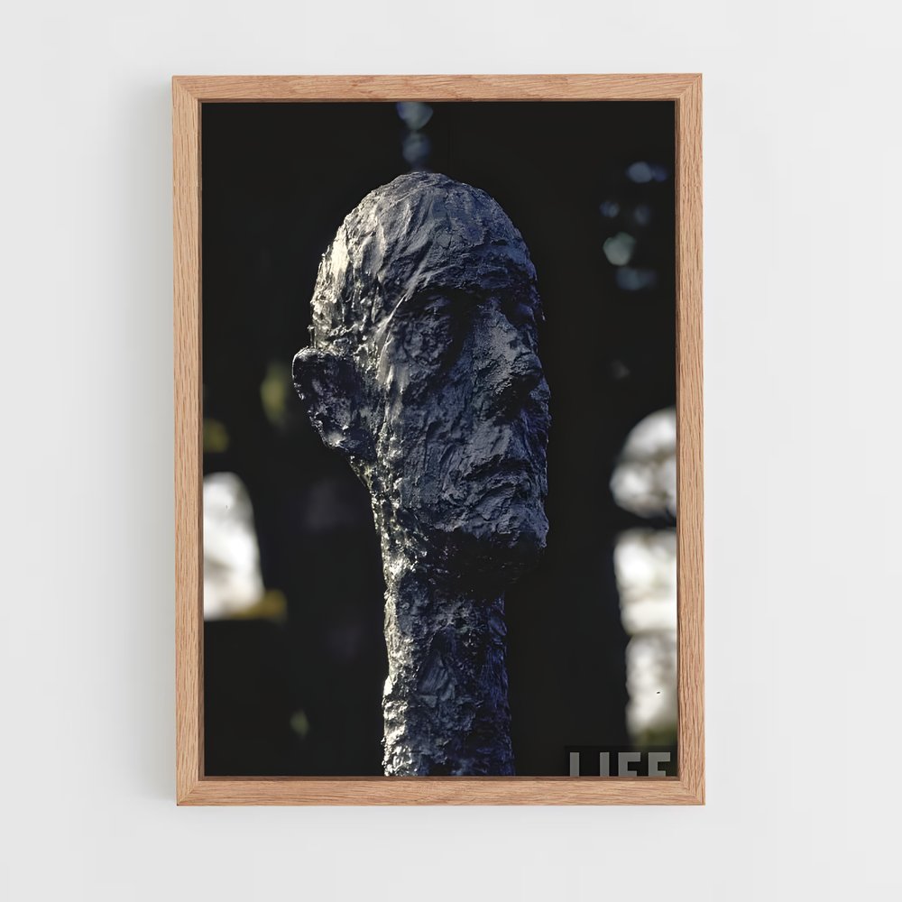 ap-giacometti dog-1 cadre Bois clair