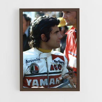 ap-giacomo agostini-3 cadre Bois foncé