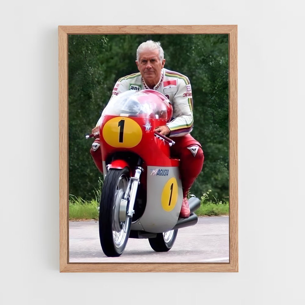 ap-giacomo agostini-4 cadre Bois clair