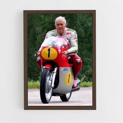 ap-giacomo agostini-4 cadre Bois foncé