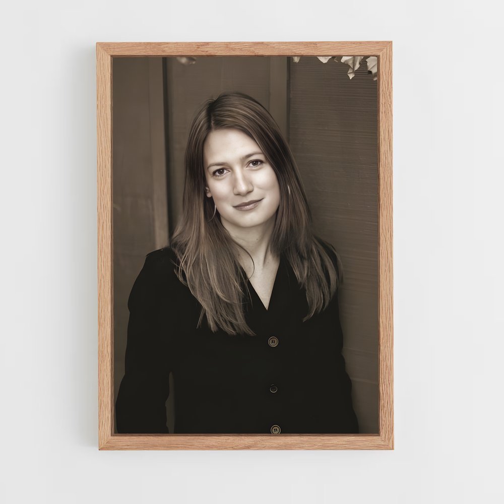 ap-gillian flynn-1 cadre Bois clair