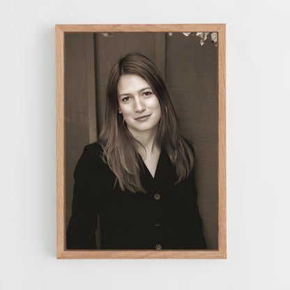 ap-gillian flynn-1 cadre Bois clair